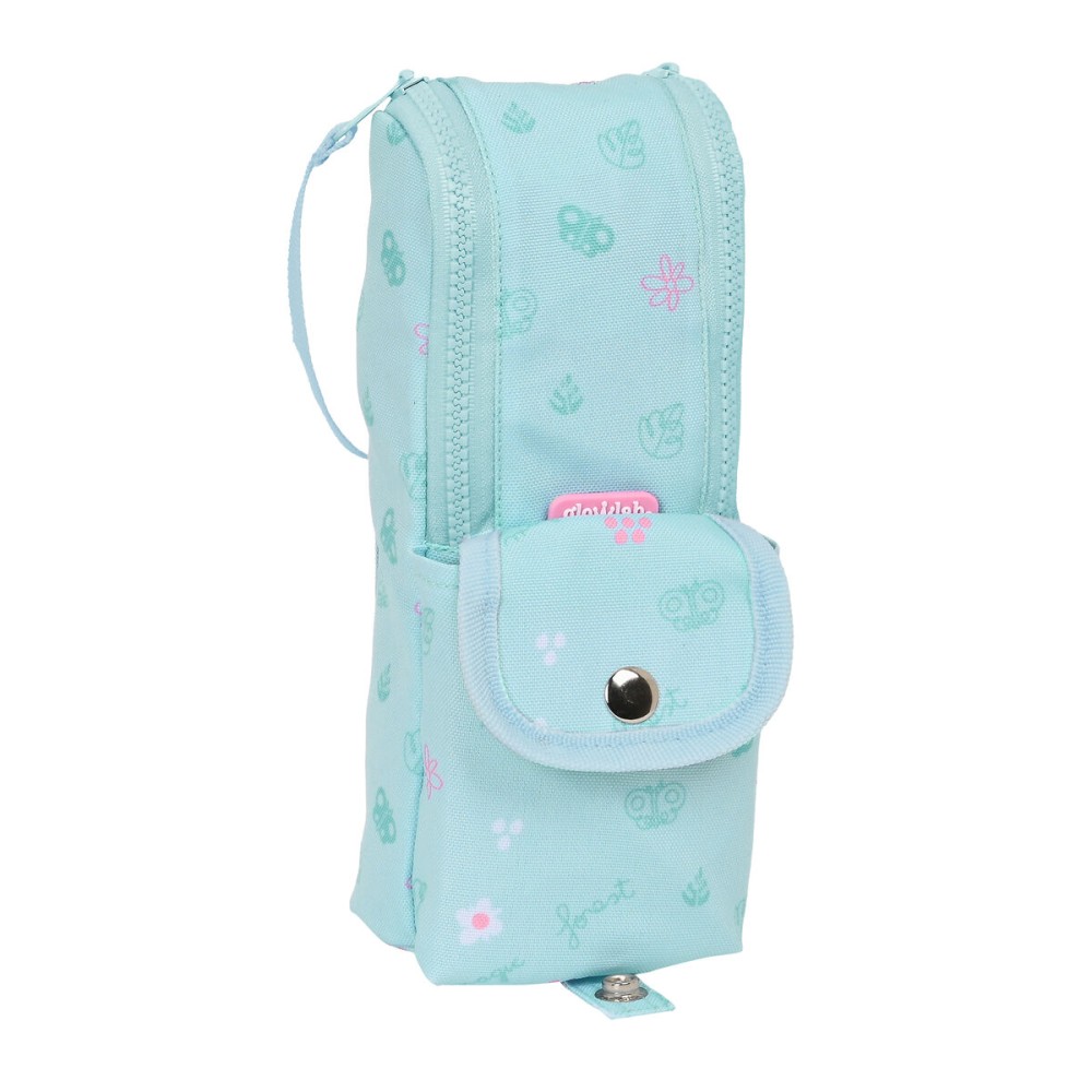 Trousse d'écolier Glow Lab Cute doll Bleu clair (6 x 21 x 6 cm)