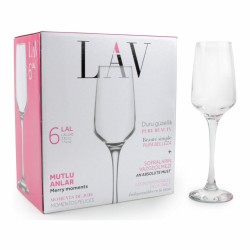 Set de Verres LAV Lal 6 Pièces (4 Unités) (6 pcs)