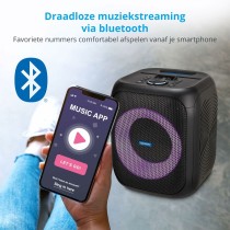 Portable Bluetooth Speakers Medion Black 50 W