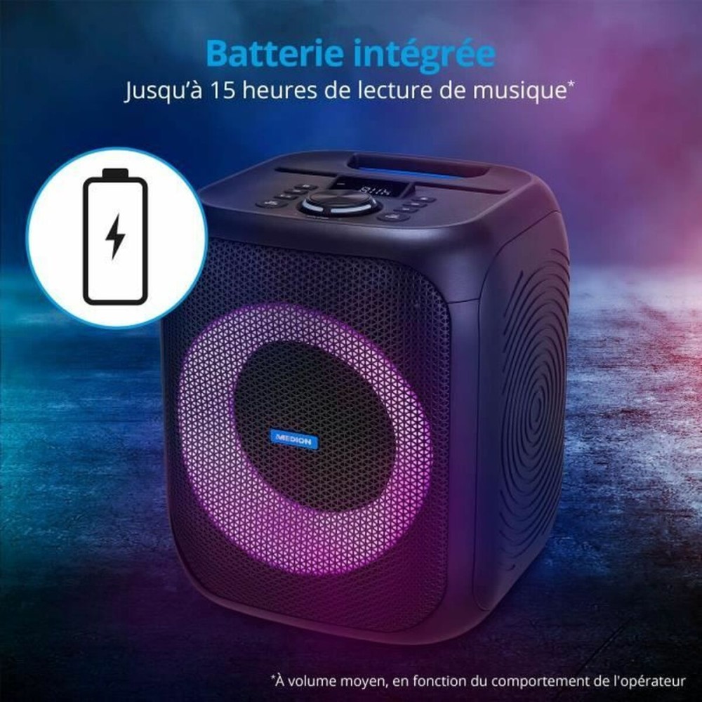 Portable Bluetooth Speakers Medion Black 50 W