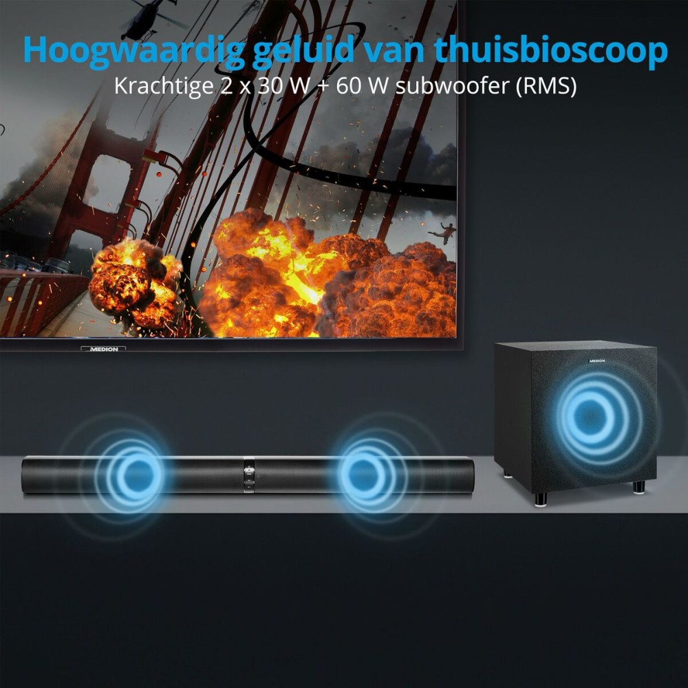 Barre audio Medion Noir