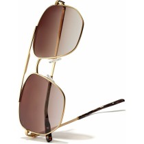 Unisex-Sonnenbrille Hawkers Cad Ø 53 mm Gold Braun