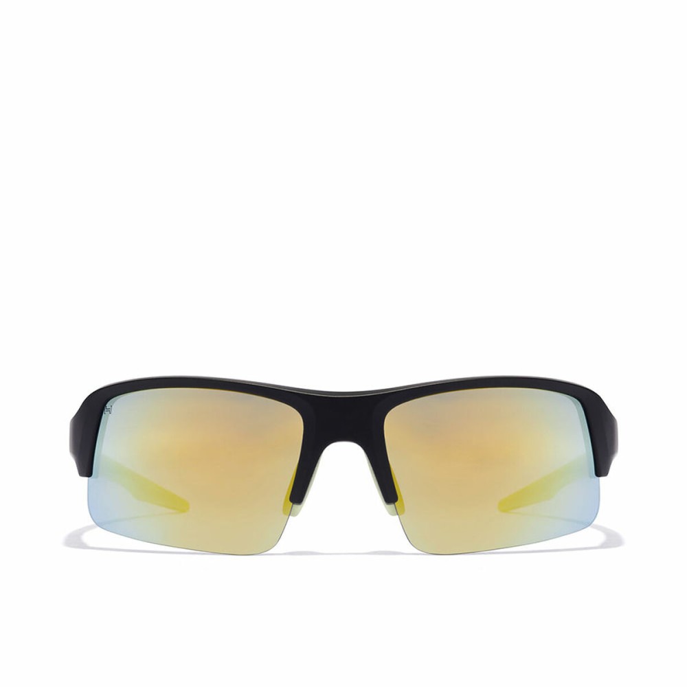 Unisex-Sonnenbrille Hawkers Bat Ø 45 mm Gelb Schwarz