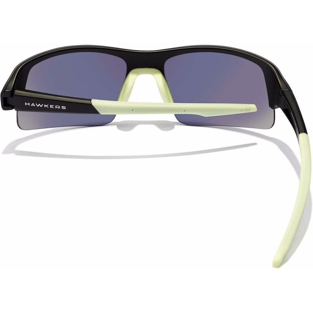 Unisex-Sonnenbrille Hawkers Bat Ø 45 mm Gelb Schwarz