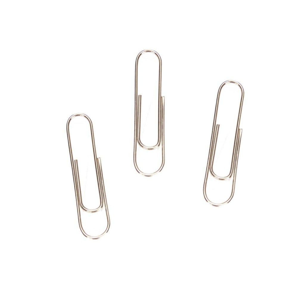 Clips Pincello 382 Silberfarben Metall Mittel (24 Stück)