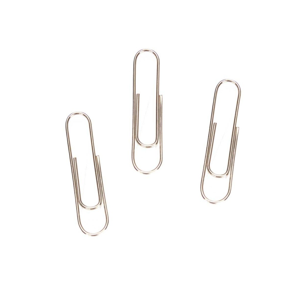 Clips Silver Medium Metal (24 Units)