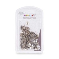 Drawing pins Pincello 395 Silver Metal (24 Units)