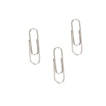 Clips Pincello 381 Silberfarben Metall klein (24 Stück)