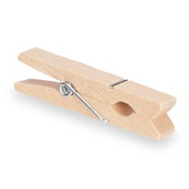 Clamps Pincello 401 Brown Wood Large (24 Units)