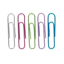 Trombones Multicouleur Métal (24 Unités) Grand