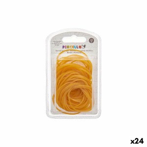 Elastic bands Large Yellow (24 Units)