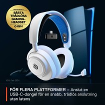 Kopfhörer mit Mikrofon SteelSeries Arctis Nova 7P Weiß