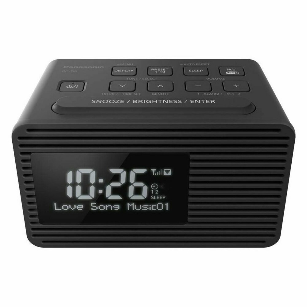 Radiowecker Panasonic RC-D8EG-K Schwarz