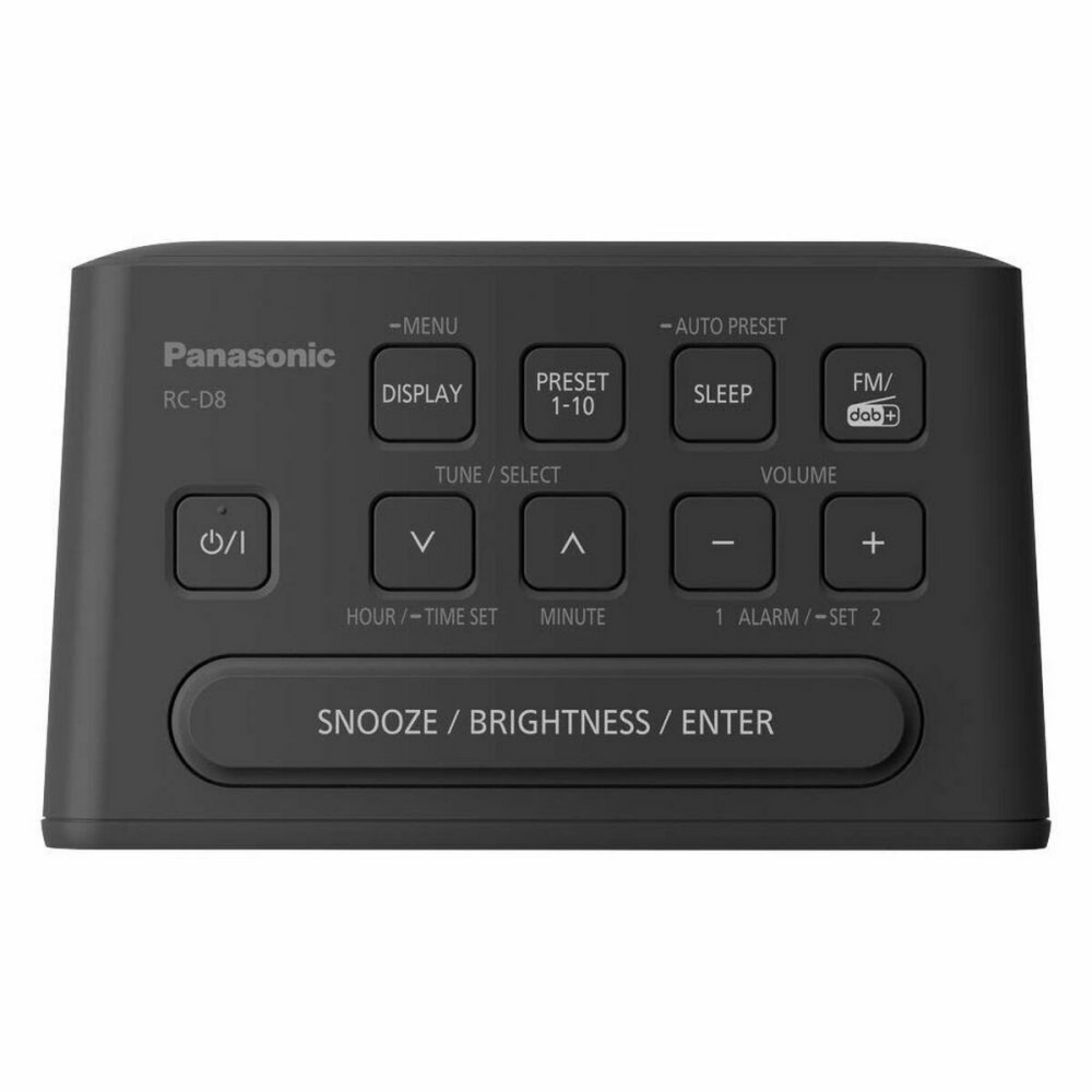 Radiowecker Panasonic RC-D8EG-K Schwarz