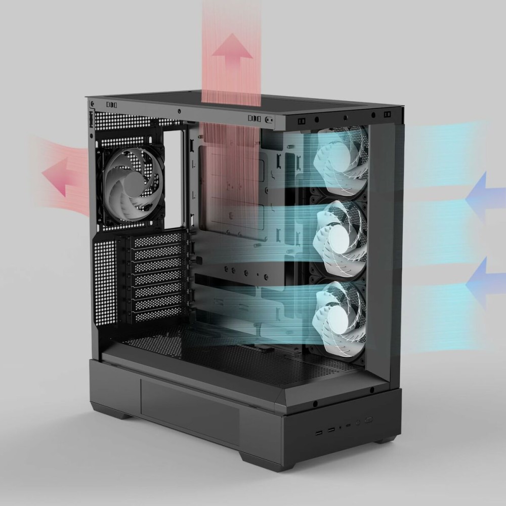 Boîtier ATX semi-tour Zalman P40 DS Noir