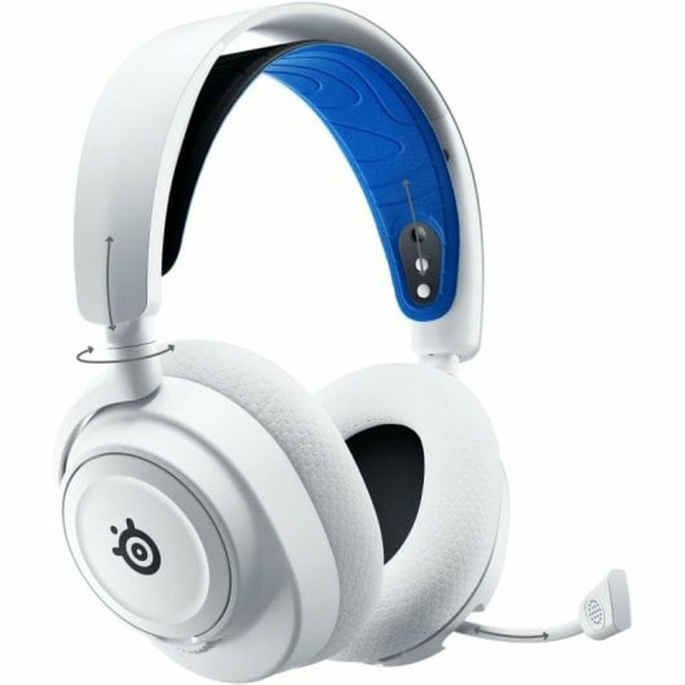 Kopfhörer mit Mikrofon SteelSeries Arctis Nova 7P Weiß