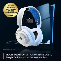 Kopfhörer mit Mikrofon SteelSeries Arctis Nova 7P Weiß