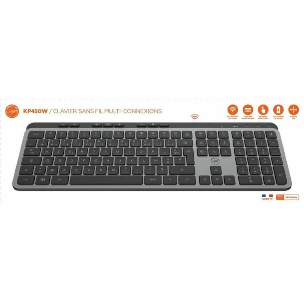 Clavier Mobility Lab KP450W Noir Gris