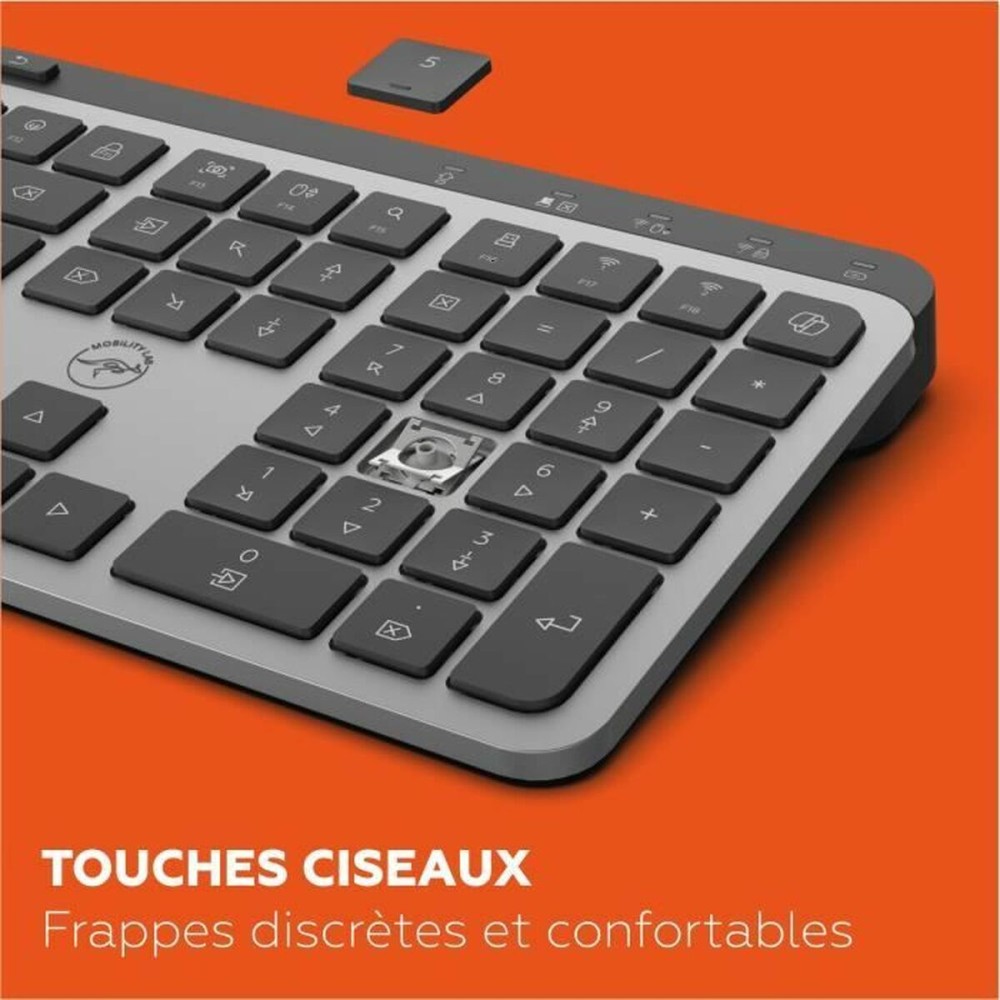Clavier Mobility Lab KP450W Noir Gris
