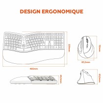 Keyboard and Mouse Mobility Lab Ergo C30W Black