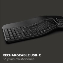 Tastatur mit Maus Mobility Lab Ergo C30W Schwarz