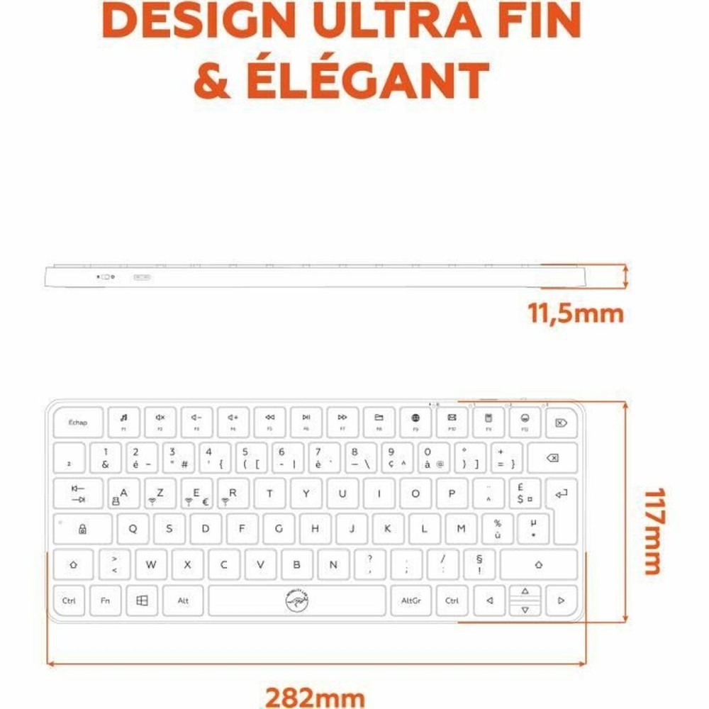 Keyboard Mobility Lab KP430W Mini Grey