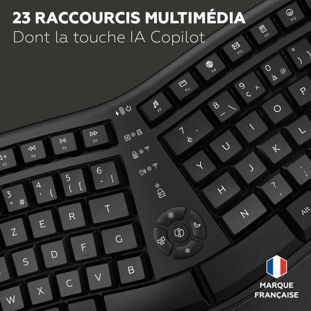 Keyboard and Mouse Mobility Lab Ergo C30W Black