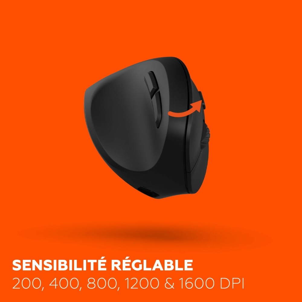 Souris Mobility Lab ERGO M30W LEFT Noir Vertical