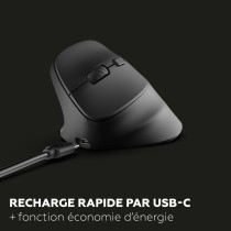 Souris Mobility Lab ERGO M30W LEFT Noir Vertical