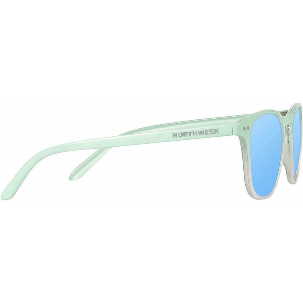 Lunettes de soleil Unisexe Northweek Wall Gradiant Ø 45 mm Rose Vert