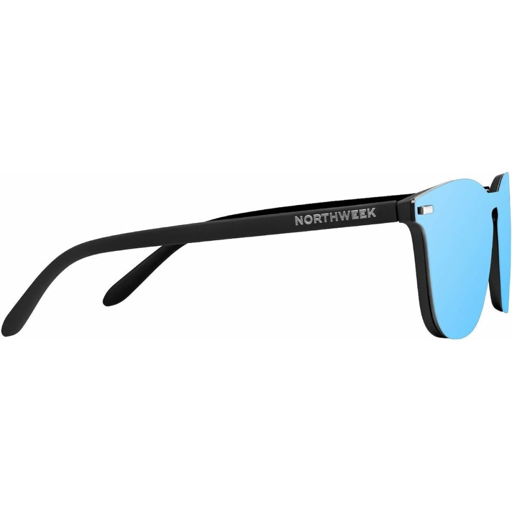 Lunettes de soleil Unisexe Northweek Wall Phantom Ø 45 mm Bleu Noir