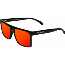 Lunettes de soleil Unisexe Northweek Hale Ø 50 mm Rouge Noir