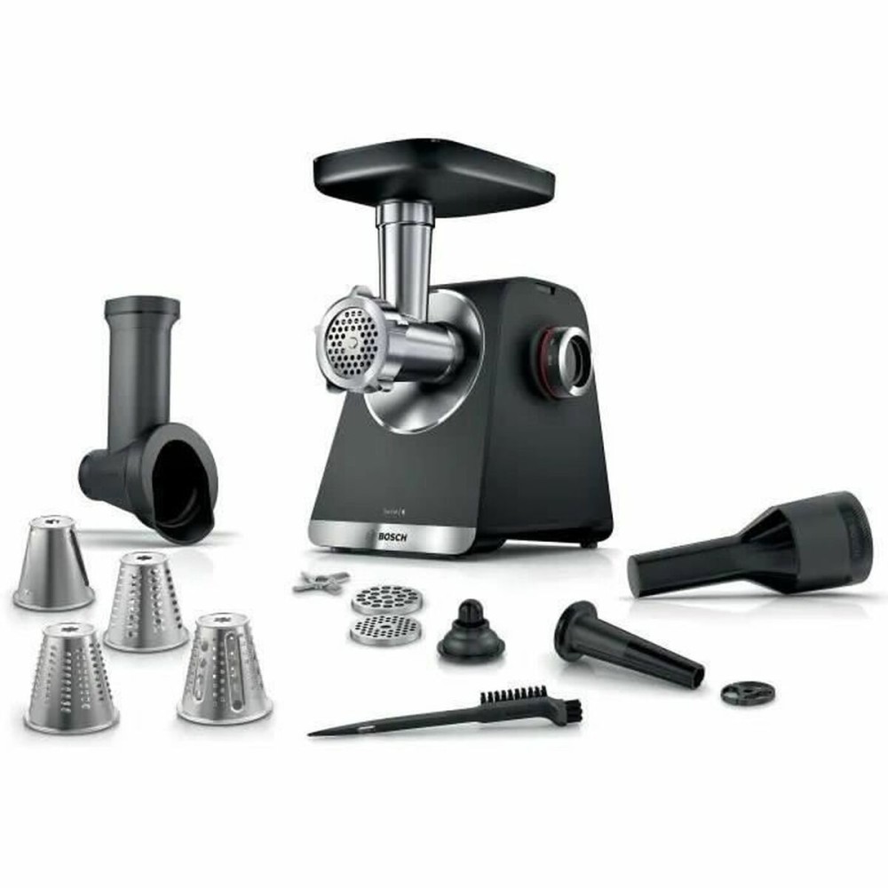 Hachoir BOSCH Serie 6 MFWS640B Noir Acier inoxydable Plastique 500 W 350 ml 1,3 Kg/min