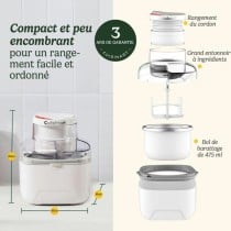 Eismaschine Cuisinart ICEM10E Weiß 12 W 473 ml