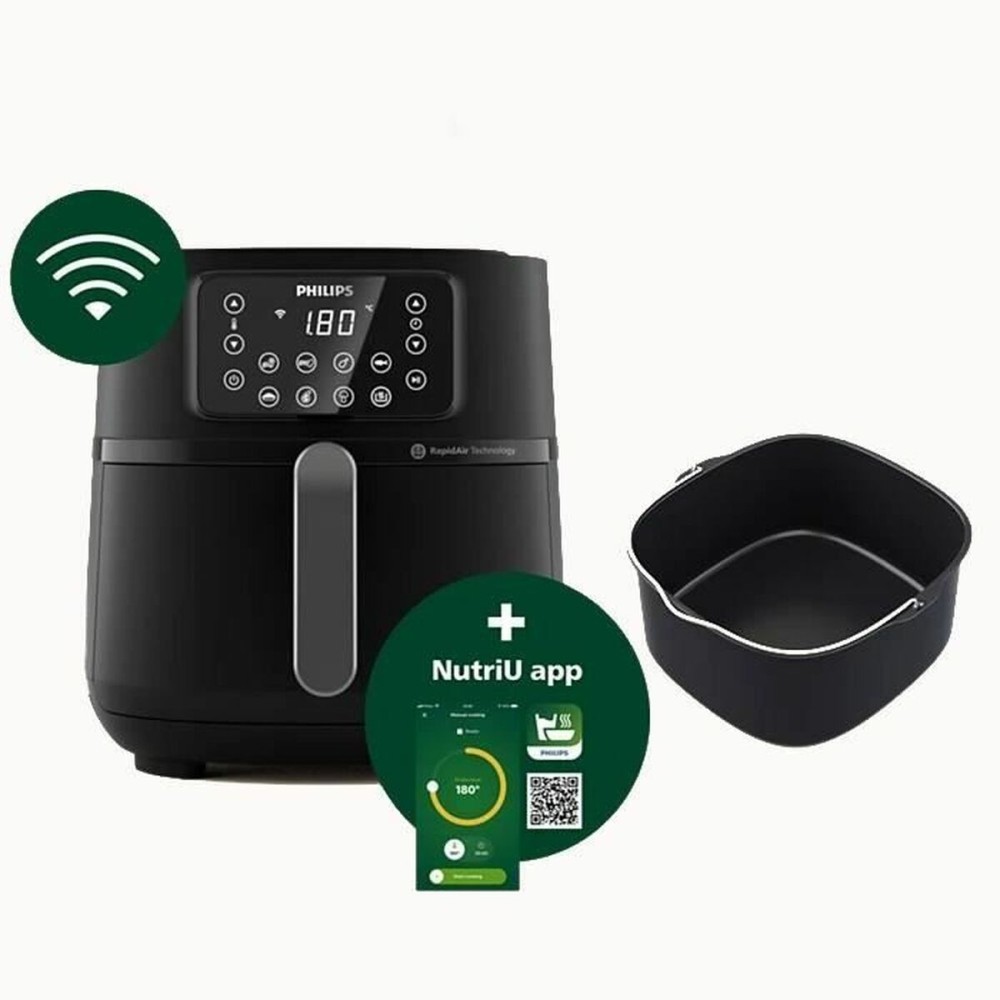 Heißluftfritteuse Philips HD9285/93 Schwarz Grau