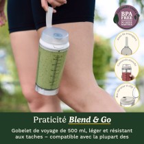 Cup Blender Cuisinart PBL100E Blast&Go 120 W White 500 ml
