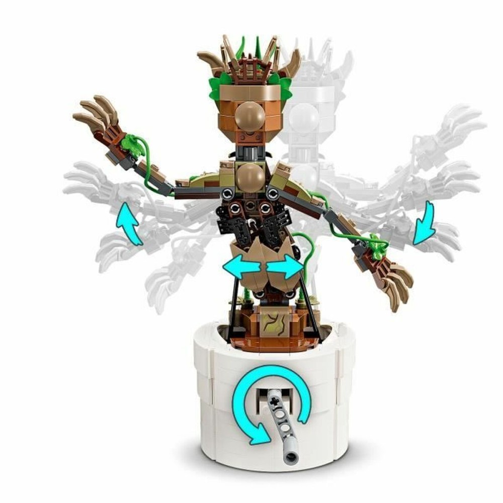 Set de construction Marvel El Baile de Baby Groot Lego 76297