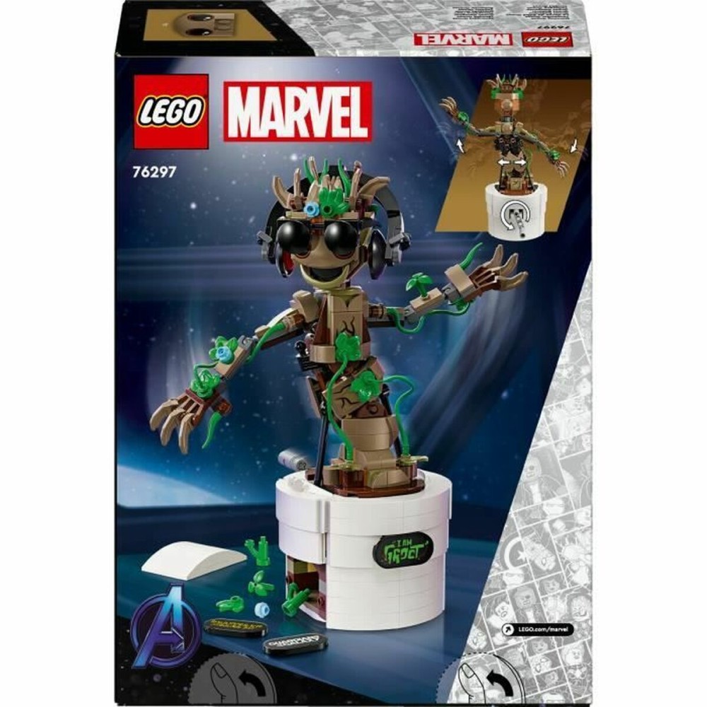Set de construction Marvel El Baile de Baby Groot Lego 76297