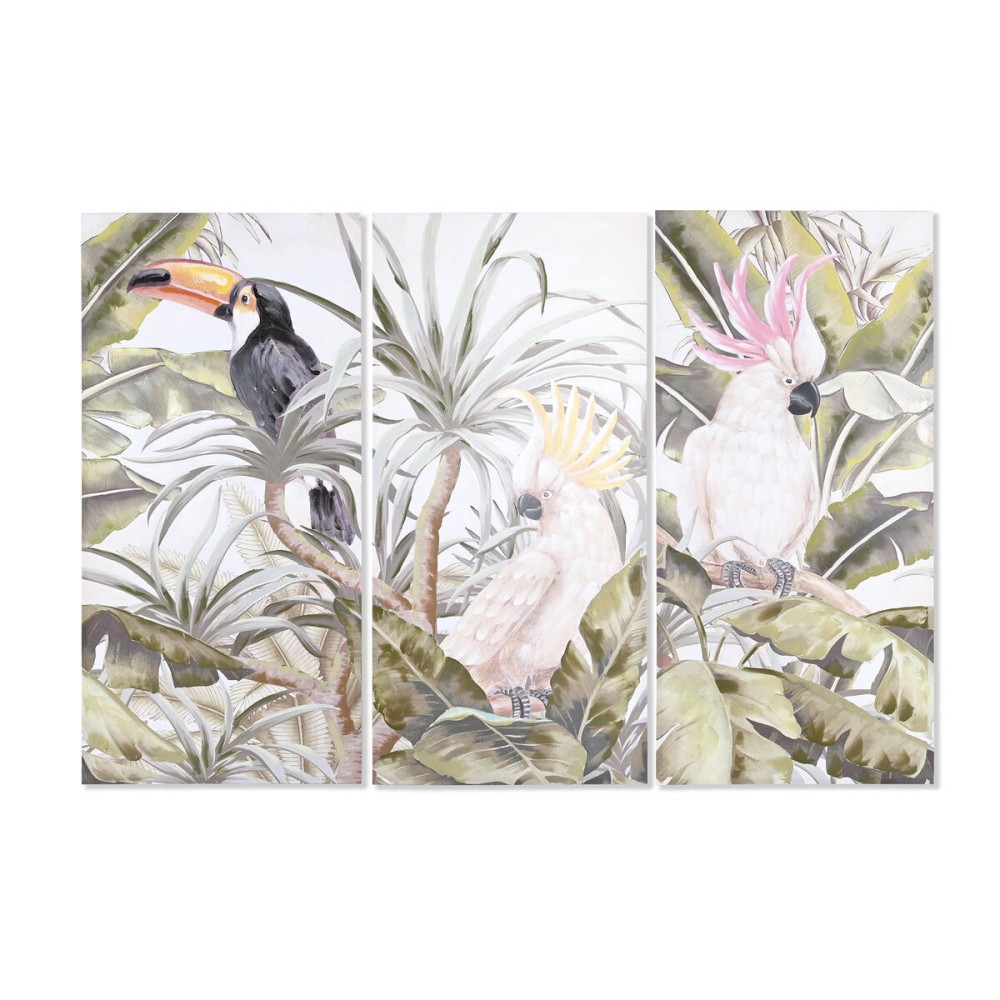 Cadre DKD Home Decor Tropical 90 x 3 x 190 cm (3 Unités)