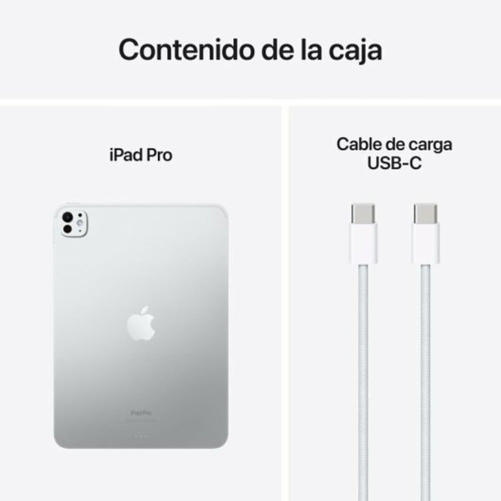 Tablette Apple iPad Pro 2024 11" M4 8 GB RAM 256 GB Argenté