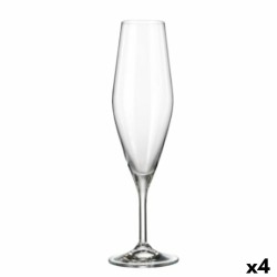 Set of cups Bohemia Crystal Galaxia champagne 210 ml 6 Units 4 Units