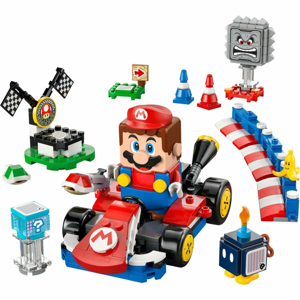 Konstruktionsspiel Lego 72043 Interactive LEGO Mario and Standard Kart 278 Stücke