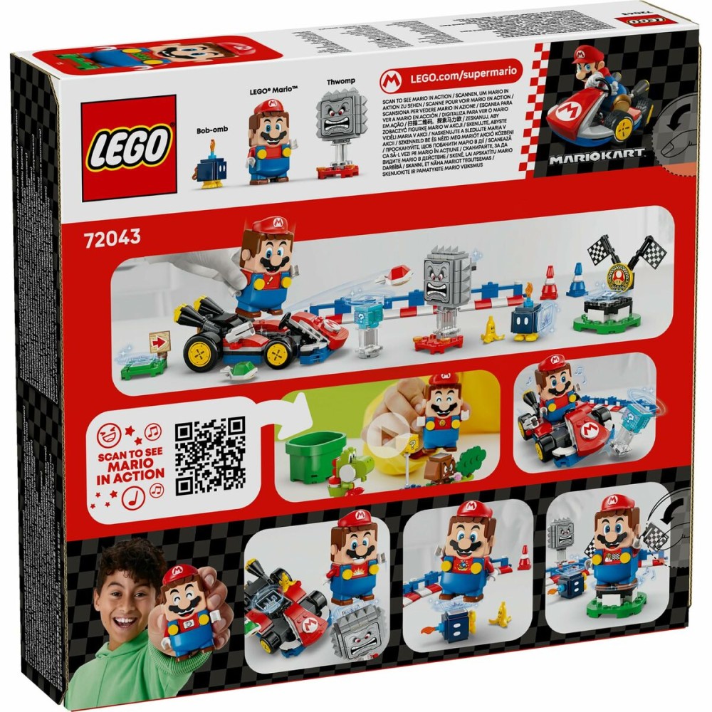 Konstruktionsspiel Lego 72043 Interactive LEGO Mario and Standard Kart 278 Stücke