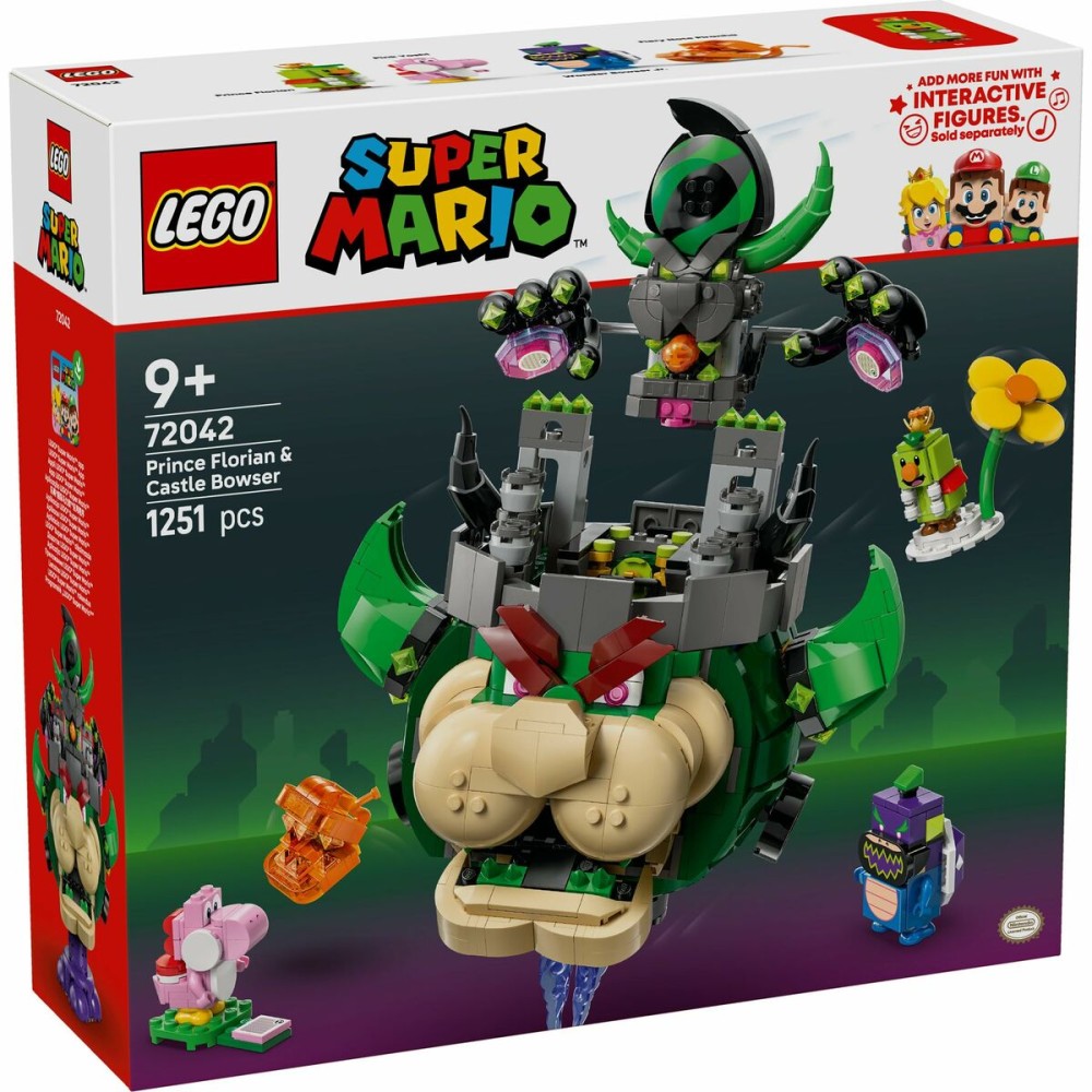 Konstruktionsspiel Lego 72042 Prince Florian and Castle Bowser 1251 Stücke