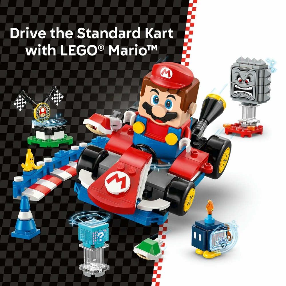 Konstruktionsspiel Lego 72043 Interactive LEGO Mario and Standard Kart 278 Stücke