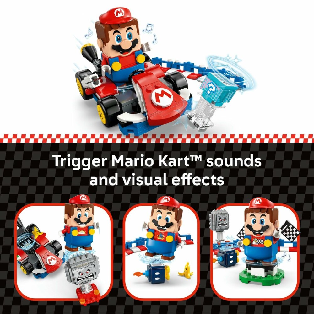 Konstruktionsspiel Lego 72043 Interactive LEGO Mario and Standard Kart 278 Stücke