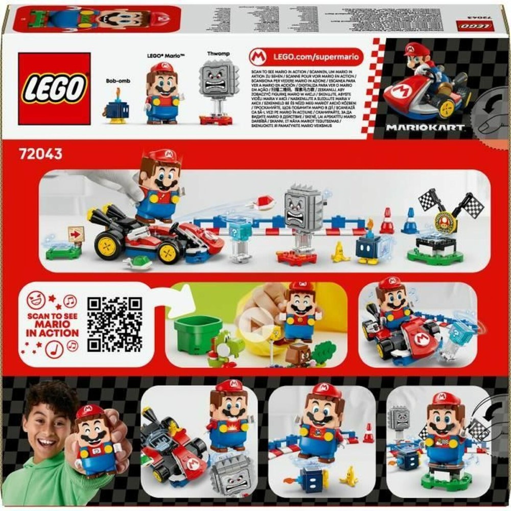 Konstruktionsspiel Lego 72043 Interactive LEGO Mario and Standard Kart 278 Stücke