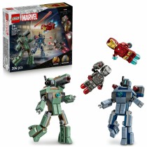 Konstruktionsspiel Lego 76320 Iron Man & War Machine VS Hammer Drones 204 Stücke