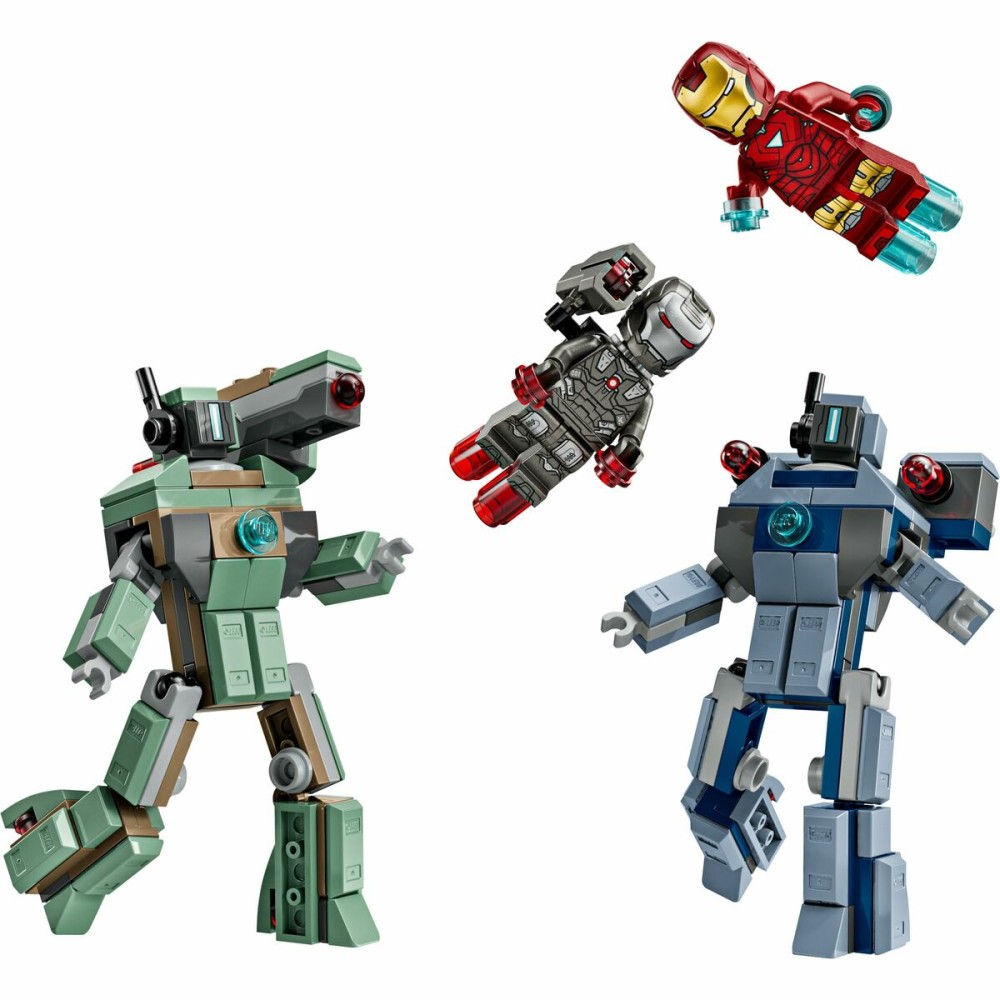 Konstruktionsspiel Lego 76320 Iron Man & War Machine VS Hammer Drones 204 Stücke