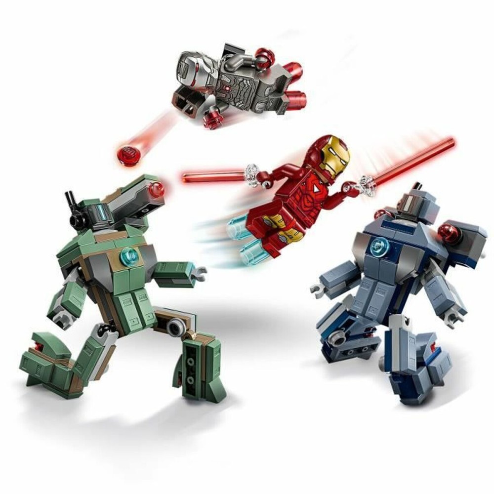 Konstruktionsspiel Lego 76320 Iron Man & War Machine VS Hammer Drones 204 Stücke